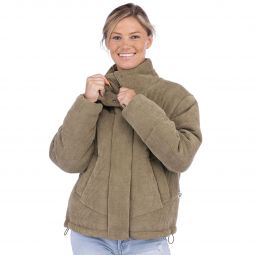 Liv Outdoor Kiara Corduroy Puffer Jacket - Womens
