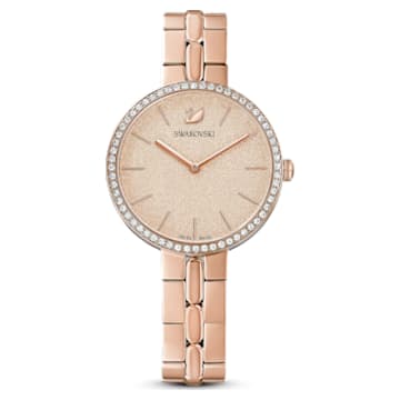 Cosmopolitan watch, Swiss Made, Metal bracelet, Pink, Rose gold-tone finish