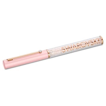 Crystalline Gloss ballpoint pen, Pink, Pink lacquered, Rose gold-tone plated