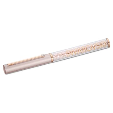 Crystalline Gloss ballpoint pen, Rose gold tone, Pink lacquered, Rose gold-tone plated