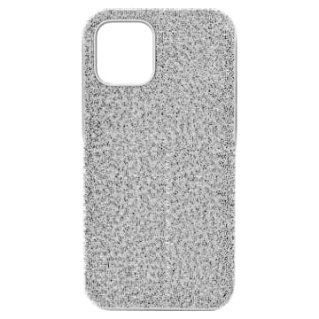 High smartphone case, iPhone 12/12 Pro, Silver tone