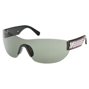 Sunglasses, Mask, Gradient tint, SK0364 98Q, Multicolored