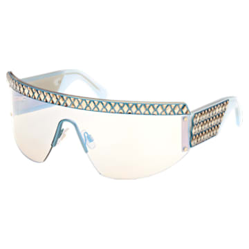 Sunglasses, Mask, Gradient tint, SK0363 30X, Blue