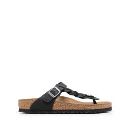 BIRKENSTOCK Gizeh Oiled Leather Slippers