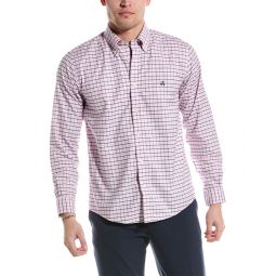 Brooks Brothers Spring Check Regular Fit Woven Shirt