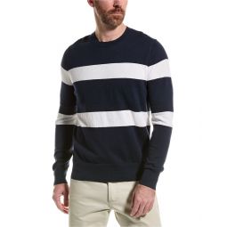 Brooks Brothers Terry Stripe Crewneck Sweater