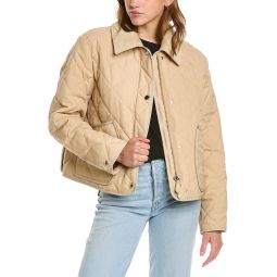 Burberry Diamond Quilted Cropped Jacket