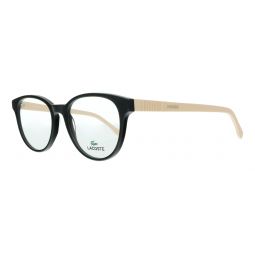 Lacoste Black Round L2834 001 Eyeglasses