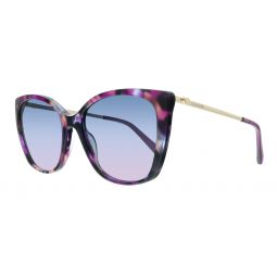 Love Moschino Havana Violet Square MOL018/S I4 0AY0 Sunglasses
