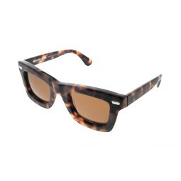 Michael Kors 0MK9043 390473 Central Park Sun Tan Tortoise Rectangular Sunglasses