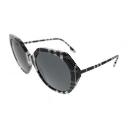 Burberry Black Round 0BE4375 400487 Sunglasses