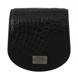 Dolce & Gabbana Exotic Leather Pocket Wallet Case