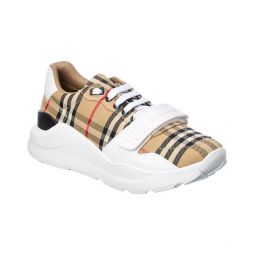 Burberry Vintage Check Canvas & Leather Sneaker
