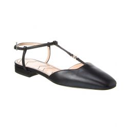 Gucci Double G Leather Ballet Flat