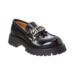 Gucci Gg Leather Loafer