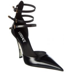 Versace Pin Point Leather Pump