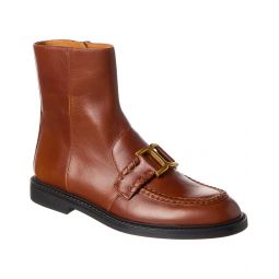 Chloe Marcie Leather Ankle Boot