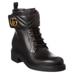 Gucci Double G Leather Bootie