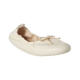 Tod'S Gommino Leather Ballerina Flat