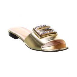 Gucci Madelyn Jewel Leather Sandal