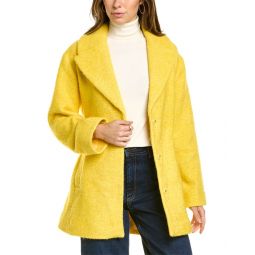 Boden Brushed Belted Wool & Alpaca-Blend Coat