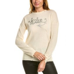 Zadig & Voltaire Gaby Amour Strass Wool & Cashmere-Blend Sweater