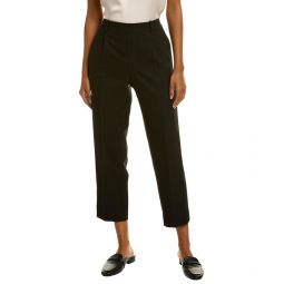 Vince Flannel High Waisted Wool-Blend Pant