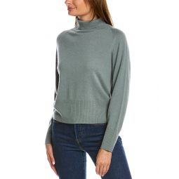 Vince Raglan Turtleneck Wool & Cashmere-Blend Sweater