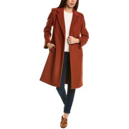 Cole Haan Single-Breasted Wool-Blend Coat