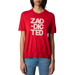 Zadig & Voltaire Ida Cp Zaddicted Cashmere-Blend Sweater