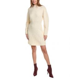 Theory Sculpted Wool & Cashmere-Blend Sweaterdress