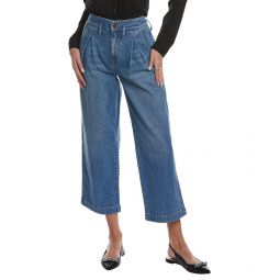 Madewell The Perfect Vintage Blue Wide Leg Crop Jean