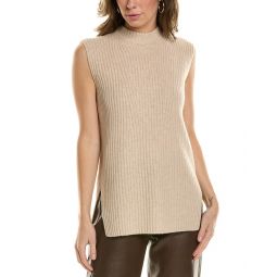Vince Ribbed Sleeveless Wool & Cashmere-Blend Tunic