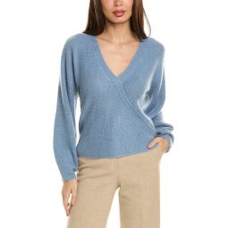 Vince Cross Front Wool & Mohair-Blend Sweater