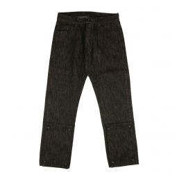 A-COLD-WALL* Black Denim Cuff Pocket Jeans
