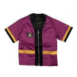 Champion Burgundy/Black KNC Heritage Cropped Tee Cornerman Jacket