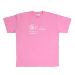 BAL-XTSH-0019/L 612965THV845621 Pink/White Balenciaga WPF T-Shirt