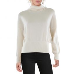 ALKIONE Womens Cashmere Long Sleeves Turtleneck Sweater