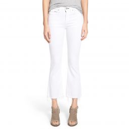 Rag & Bone Crop Skinny Jean - Bright White Size 25