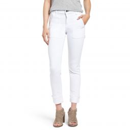 Rag & Bone Womens White Carpenter Skinny Jeans