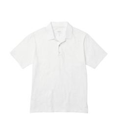 Rag & Bone Mens Classic Flame Polo Shirt Short Sleeve T-Shirt, White