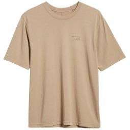 Rag & Bone Mens 425 Short Sleeve Crew Neck T-Shirt, Taupe