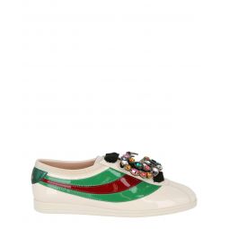 Gucci Womens Falacer Patent Leather Sneakers