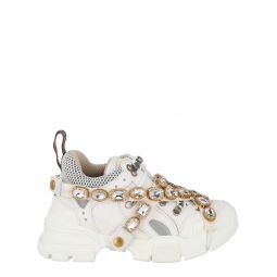Gucci Womens Flashtrek Chunky Leather Sneakers