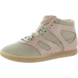 McQueen Climb Womens Leather Mid Top Casual and Fashion Sneakers