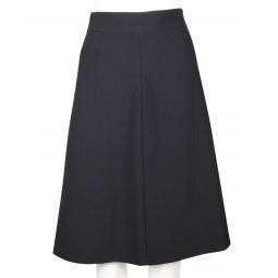 Diane Von Furstenberg Black Midi Skirt