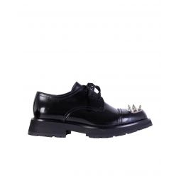 Alexander McQueen Studded Leather Derby Shoes