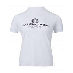 Balenciaga Logo Viscose T-Shirt