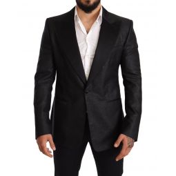 Dolce & Gabbana Metallic Slim Jacket Tuxedo Blazer