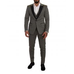 Dolce & Gabbana Check Pattern Three Piece Suit